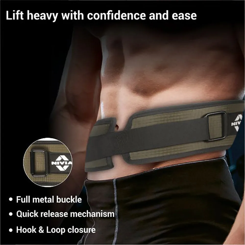 4" Straight Support Wide for Weightlifting Gym Belt