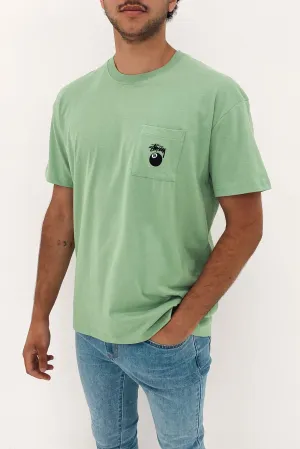 8 Ball Heavyweight Short Sleeve Tee Basil