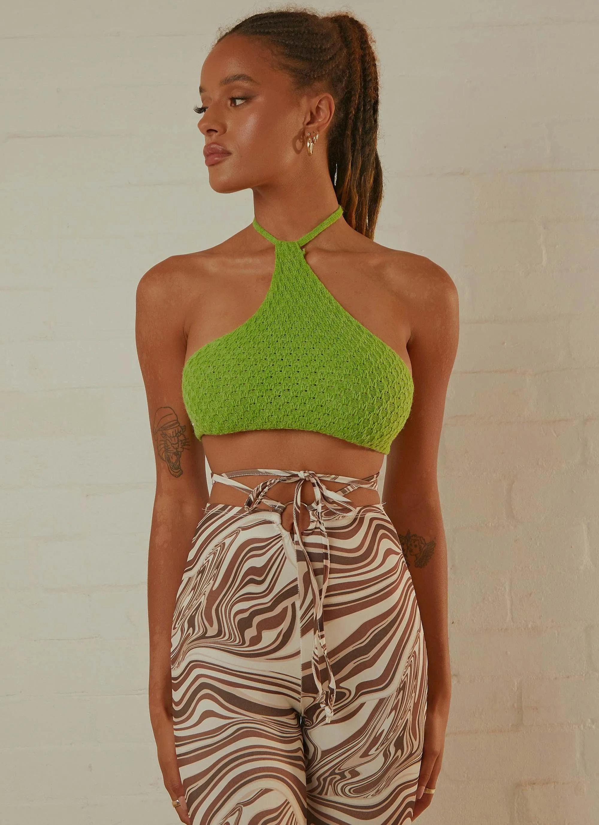 Alyson Crop Top - Green