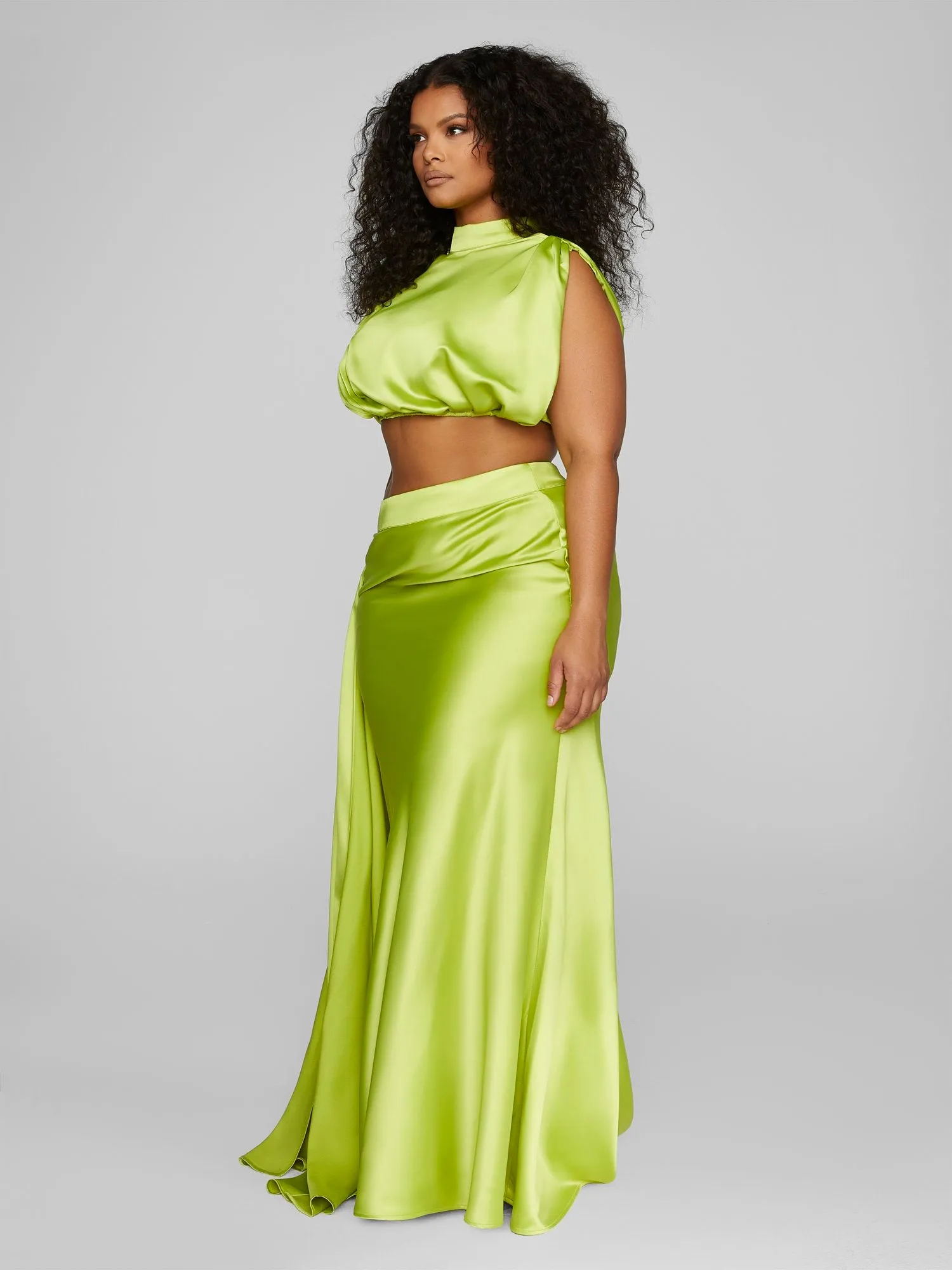 Anaisa Drape Detail Cropped Top - Leslie Sidora x FTF