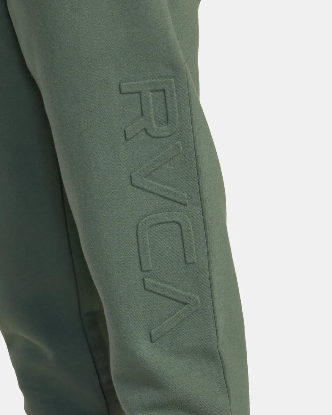 Big RVCA Embossed Joggers - Jade