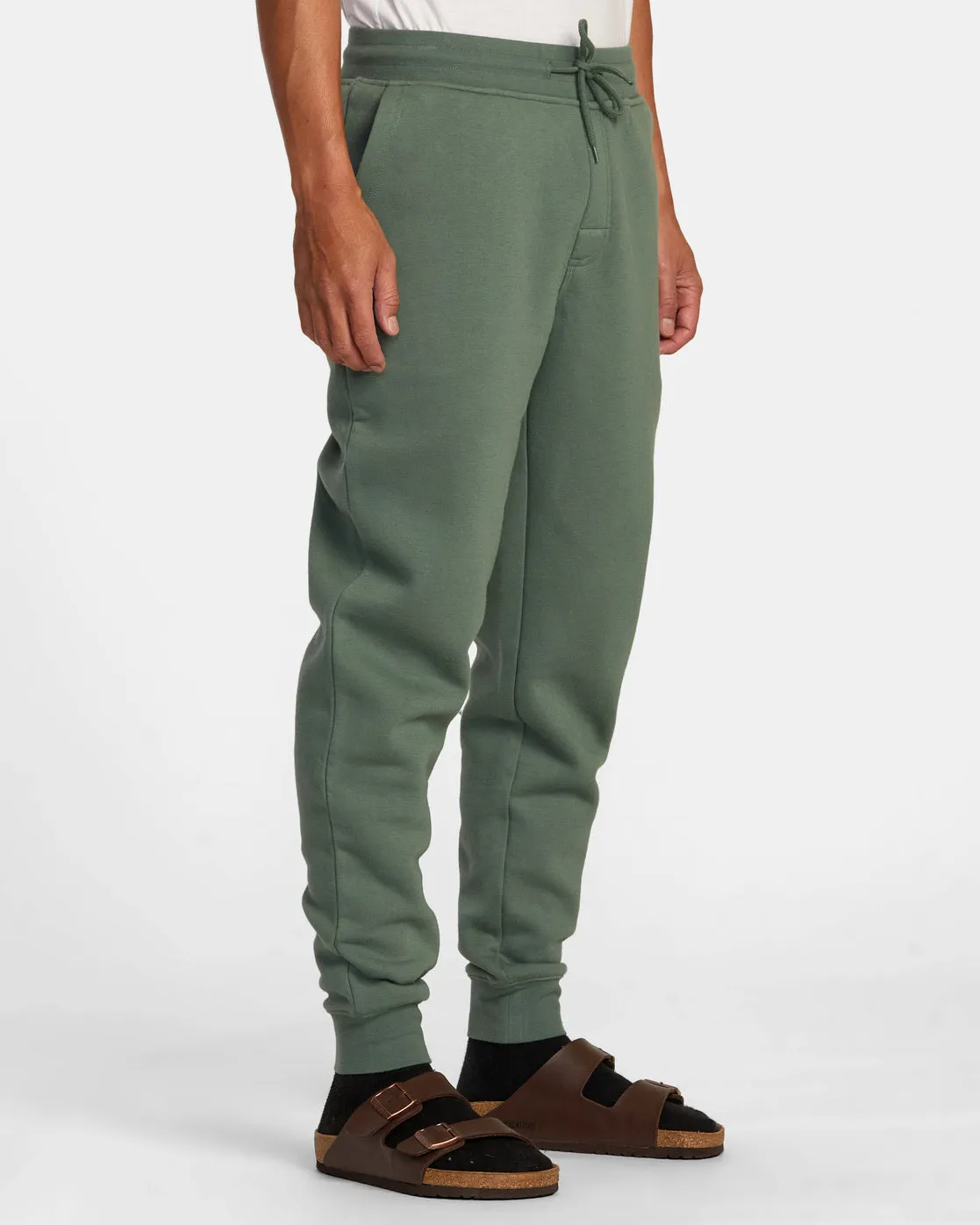 Big RVCA Embossed Joggers - Jade