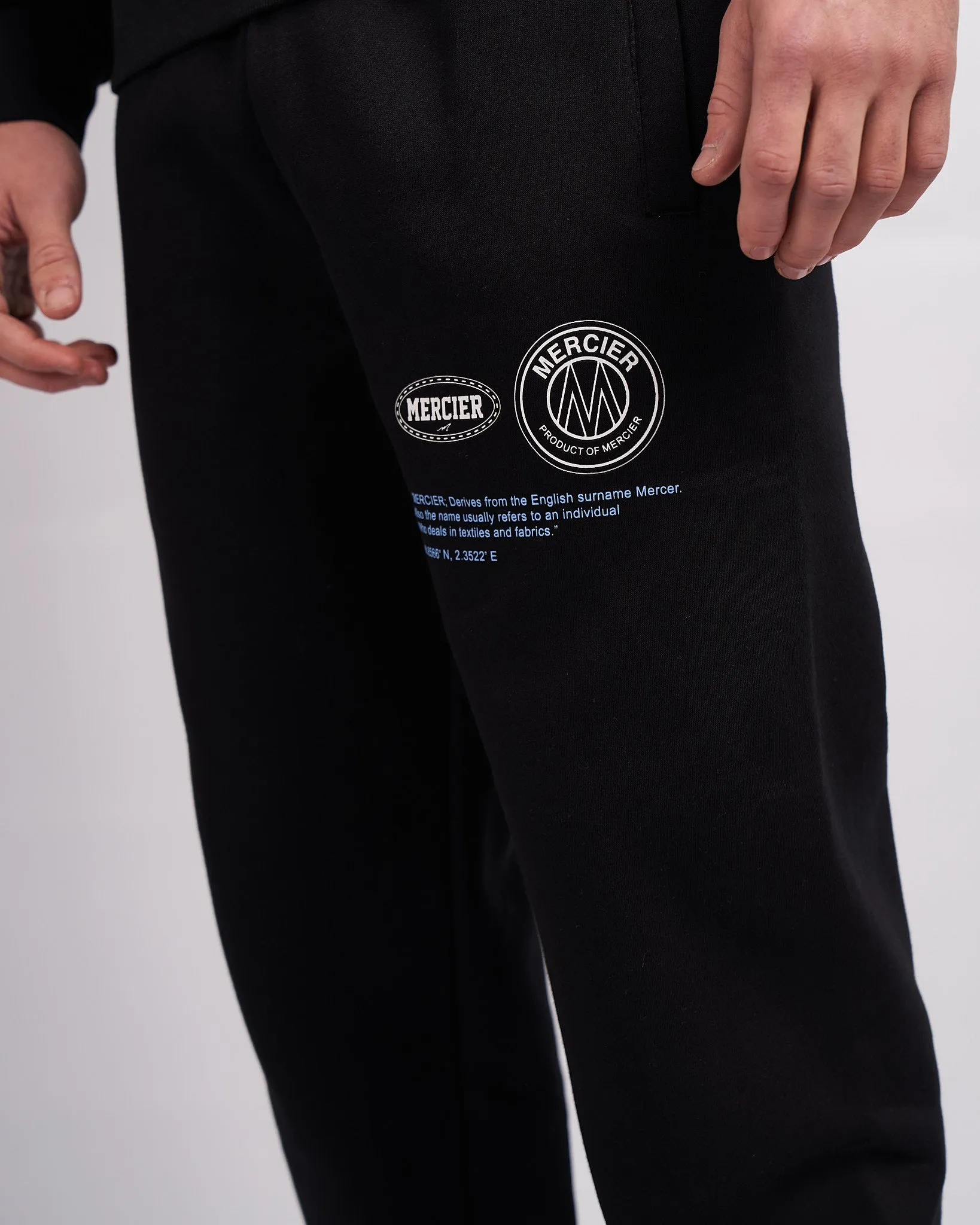 Black Placid Blue Caruso Joggers