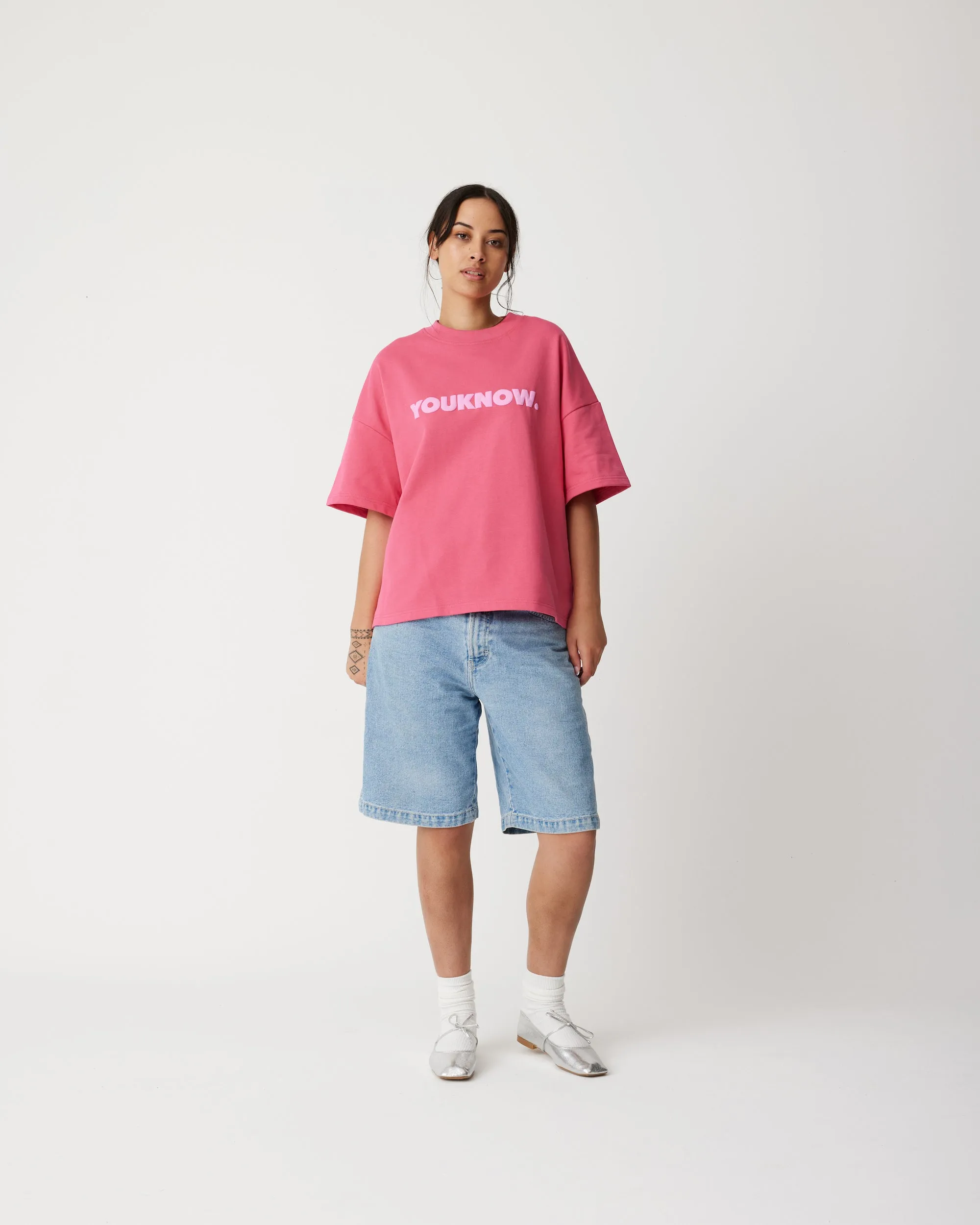 BLOCK TEE | PINK