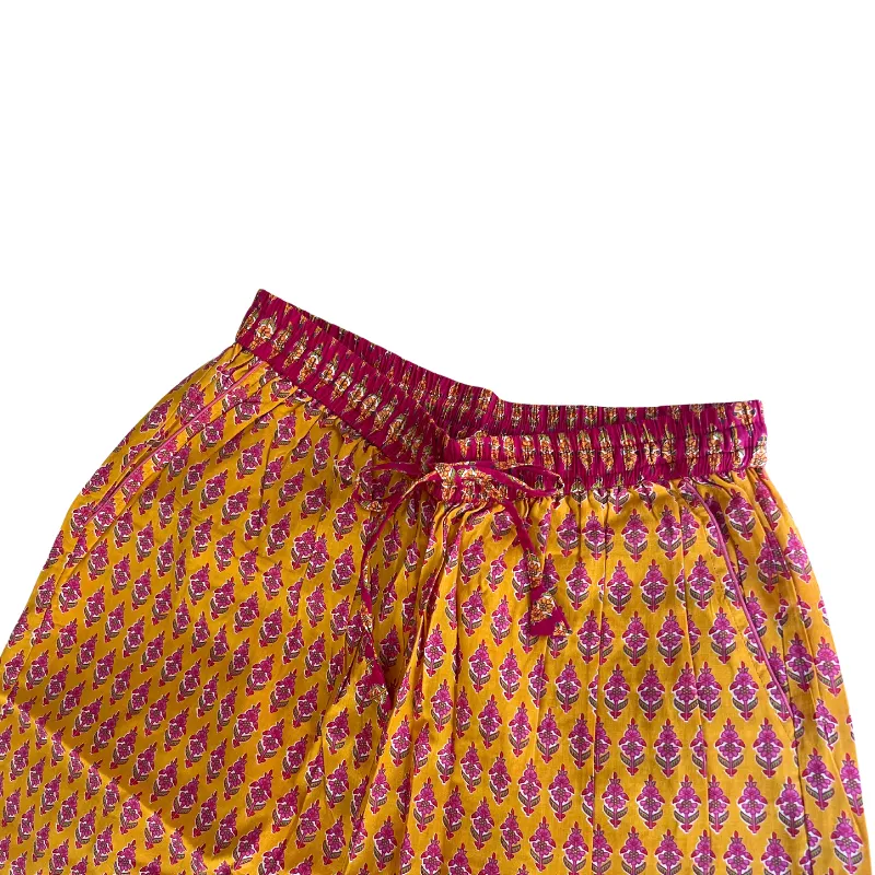 Boho Block Print Lounge Pants | Marigold