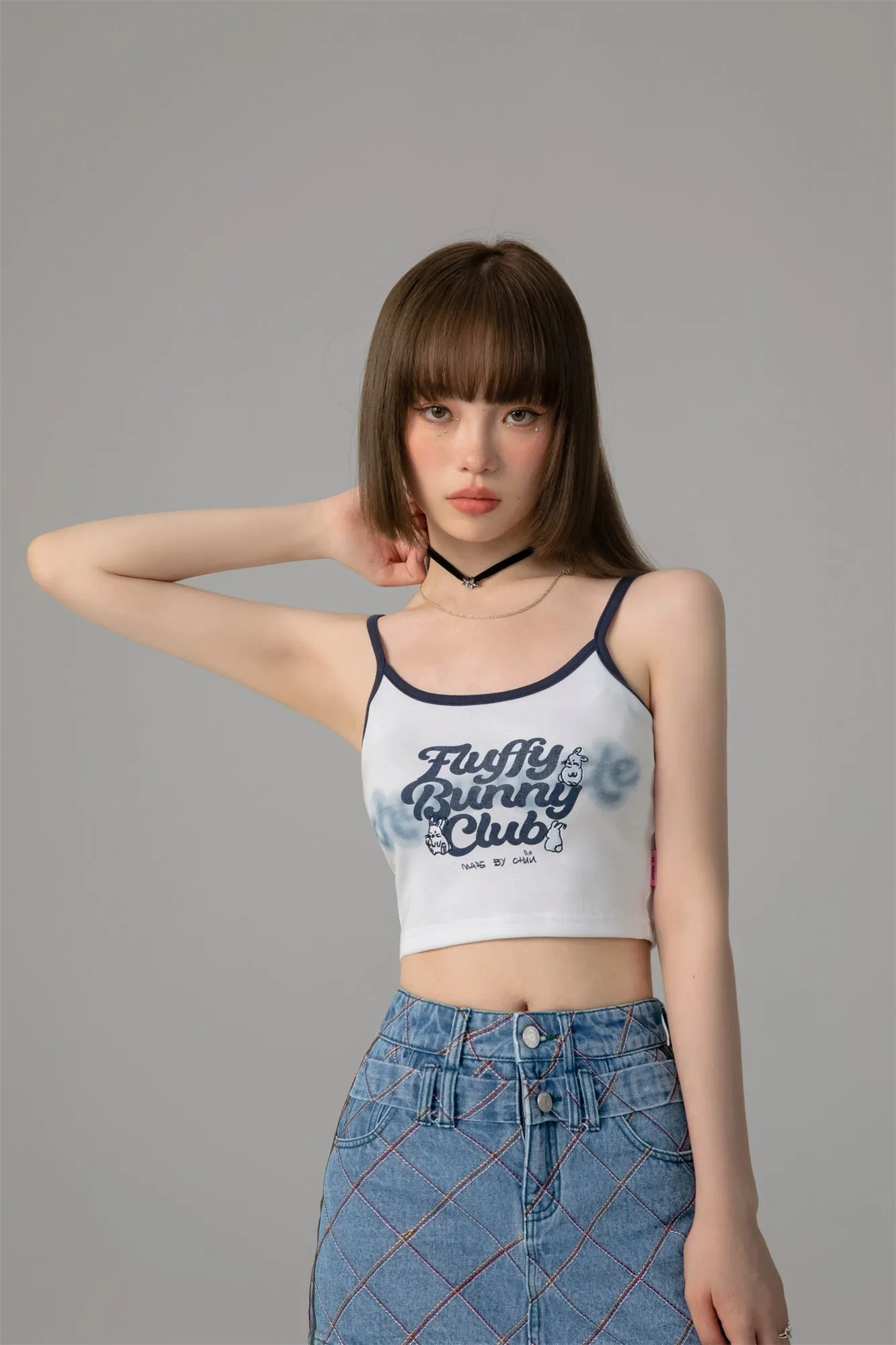 Bunny Club Cropped Cami Top