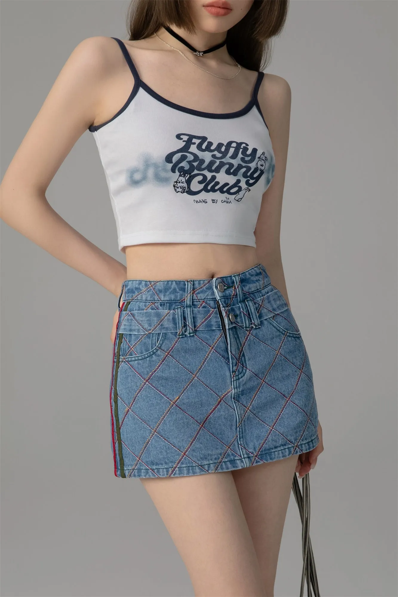 Bunny Club Cropped Cami Top