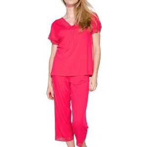 Carla Pajama Set - Geranium