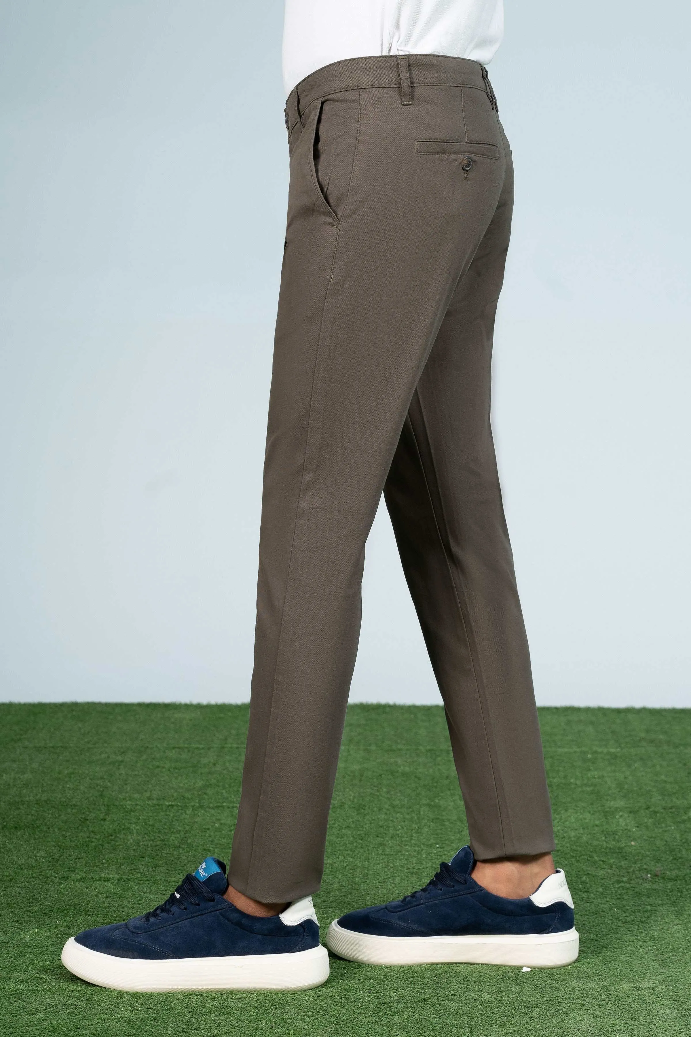 CASUAL PANT CROSS POCKET DARK OLIVE