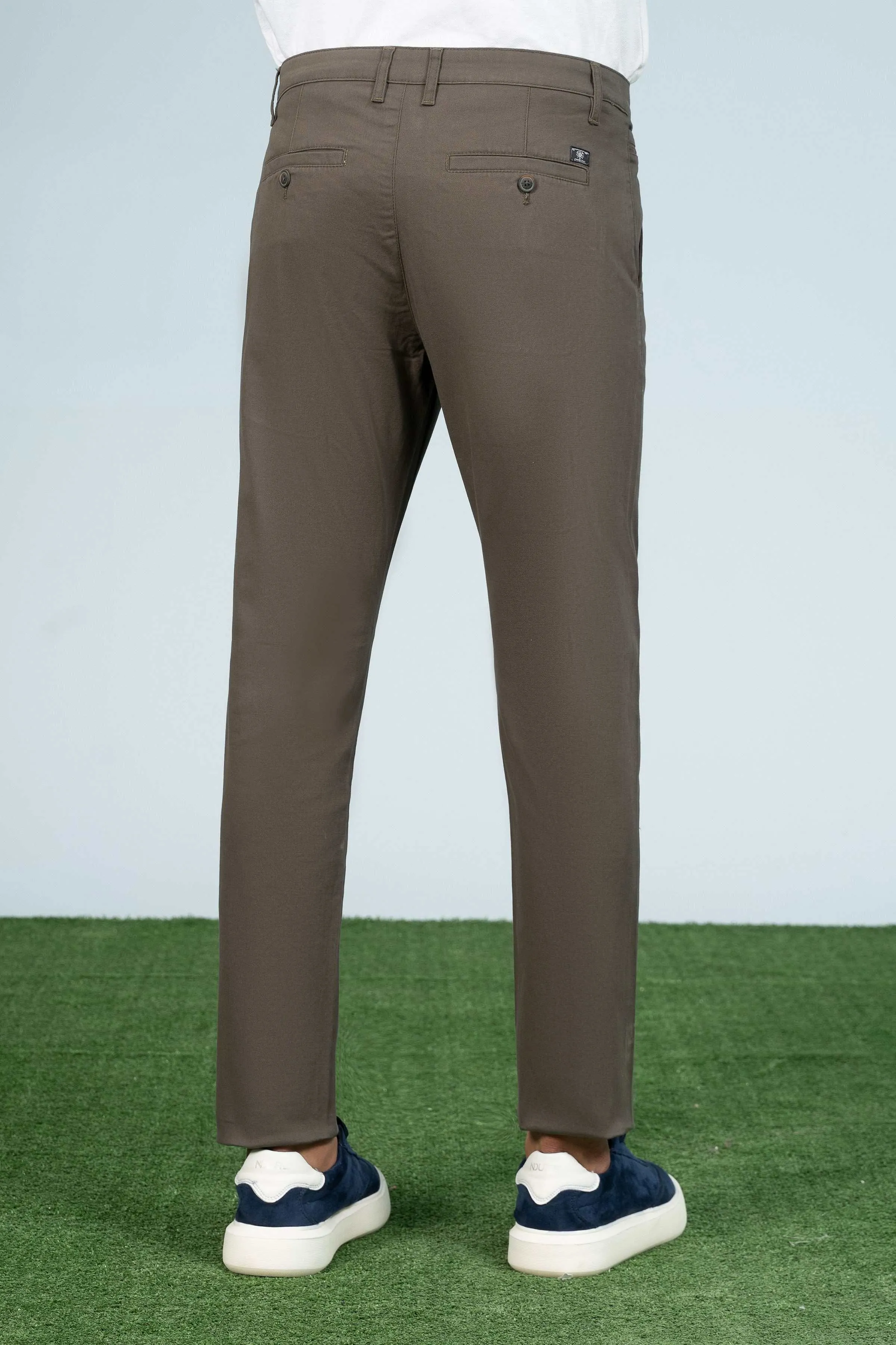 CASUAL PANT CROSS POCKET DARK OLIVE