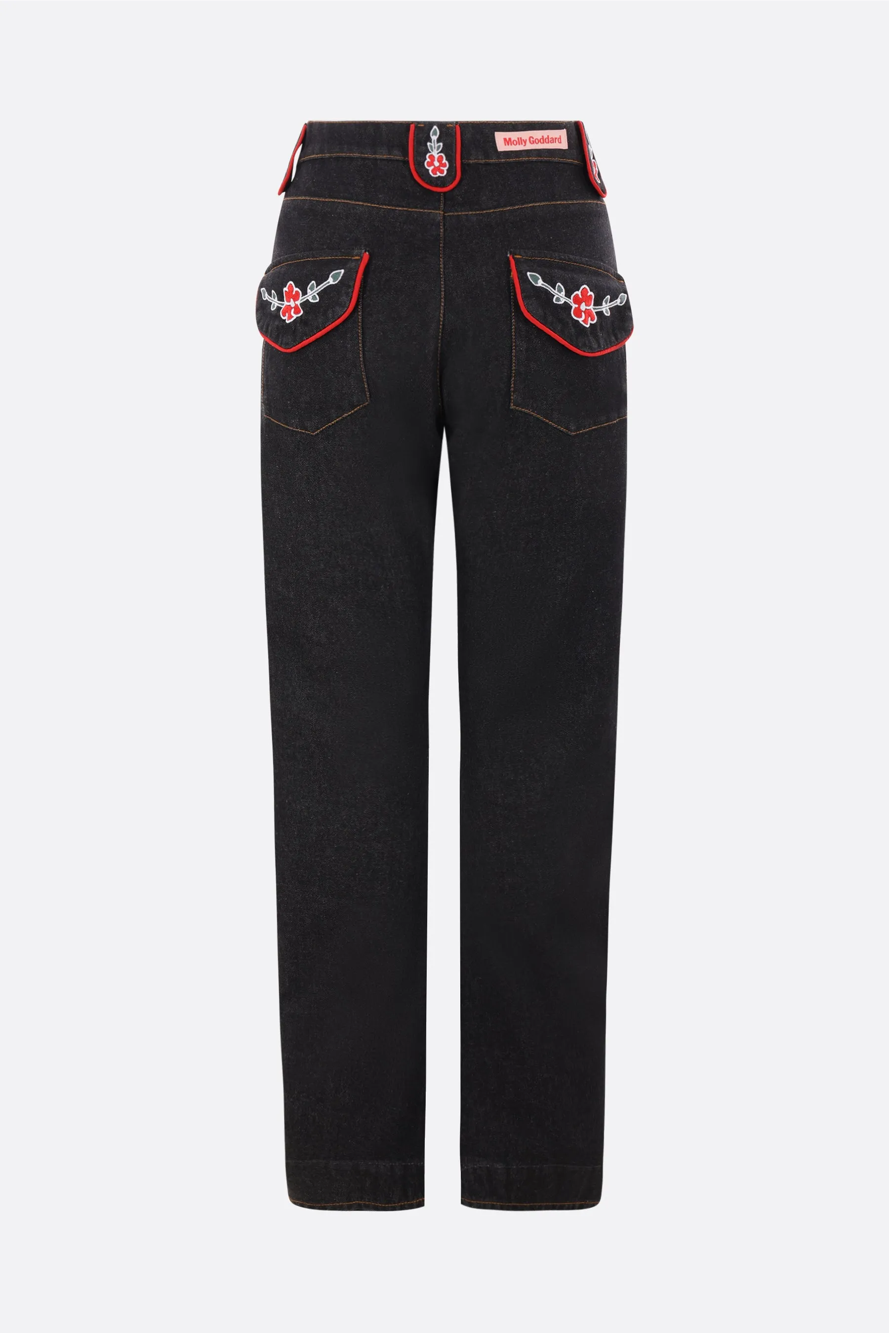 Cora straight-leg denim jeans