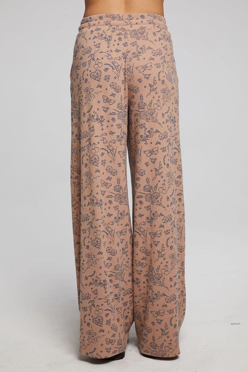 Ditsy Print Joggers