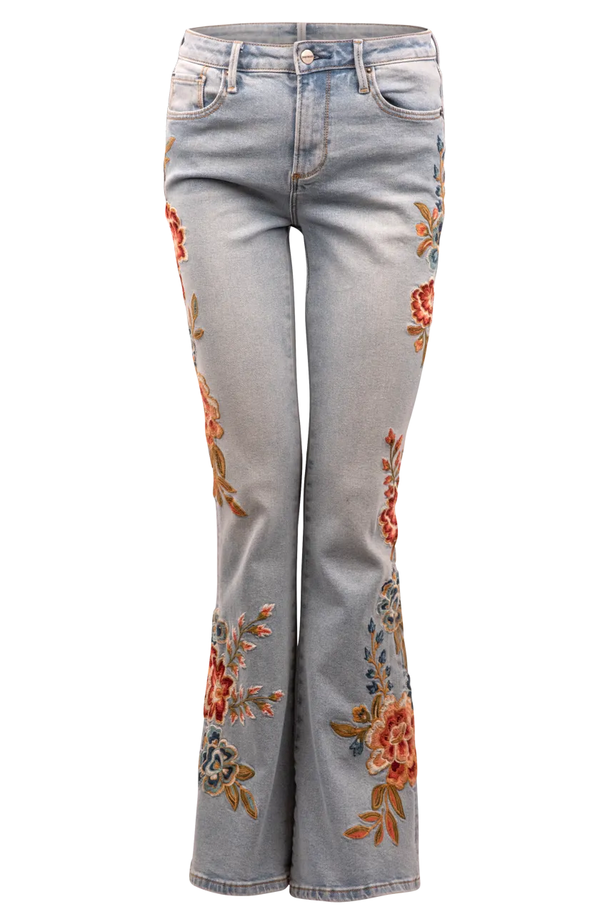 Driftwood Farrah Flare Jeans - Maui