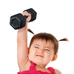 FITNESS BABY RATTLE DUMBBELL