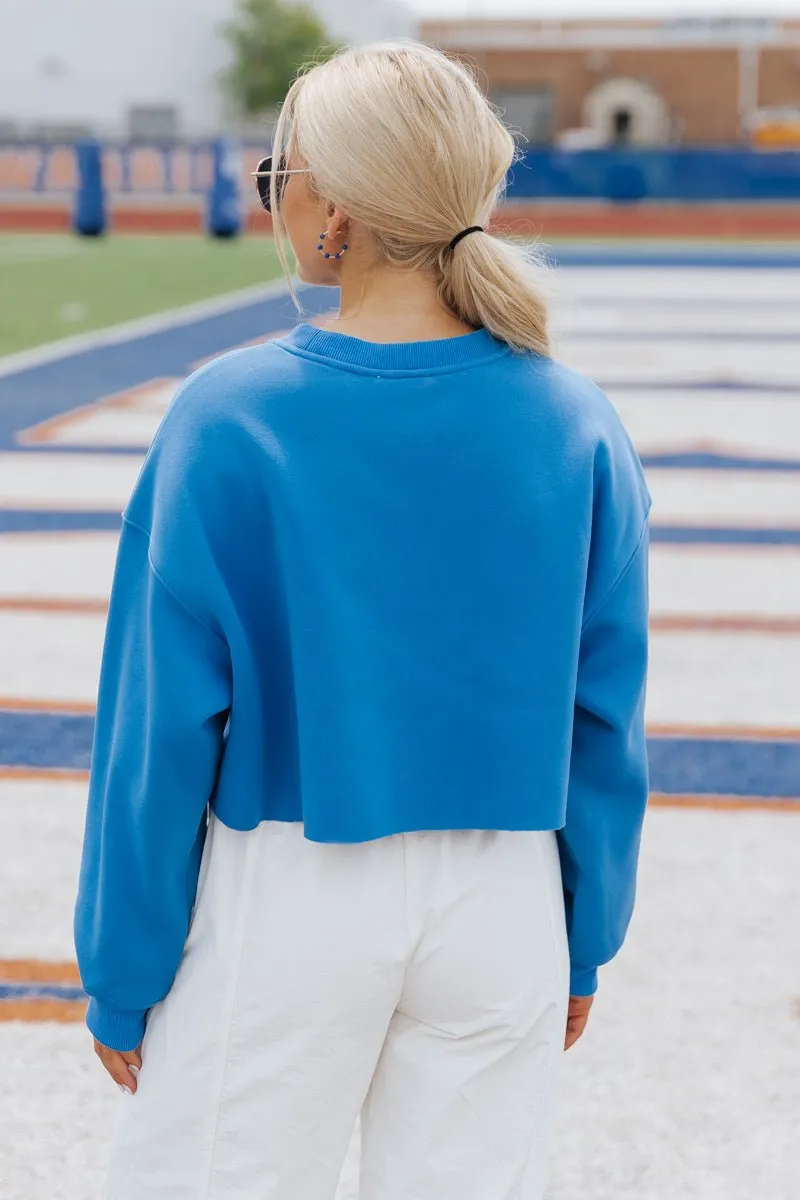 Florida Blue Cropped Sweatshirt