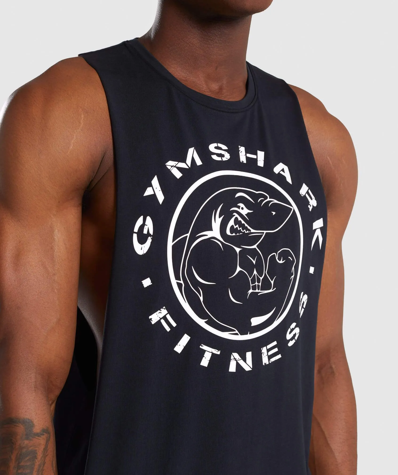 Gymshark Legacy Drop Armhole Tank - Black