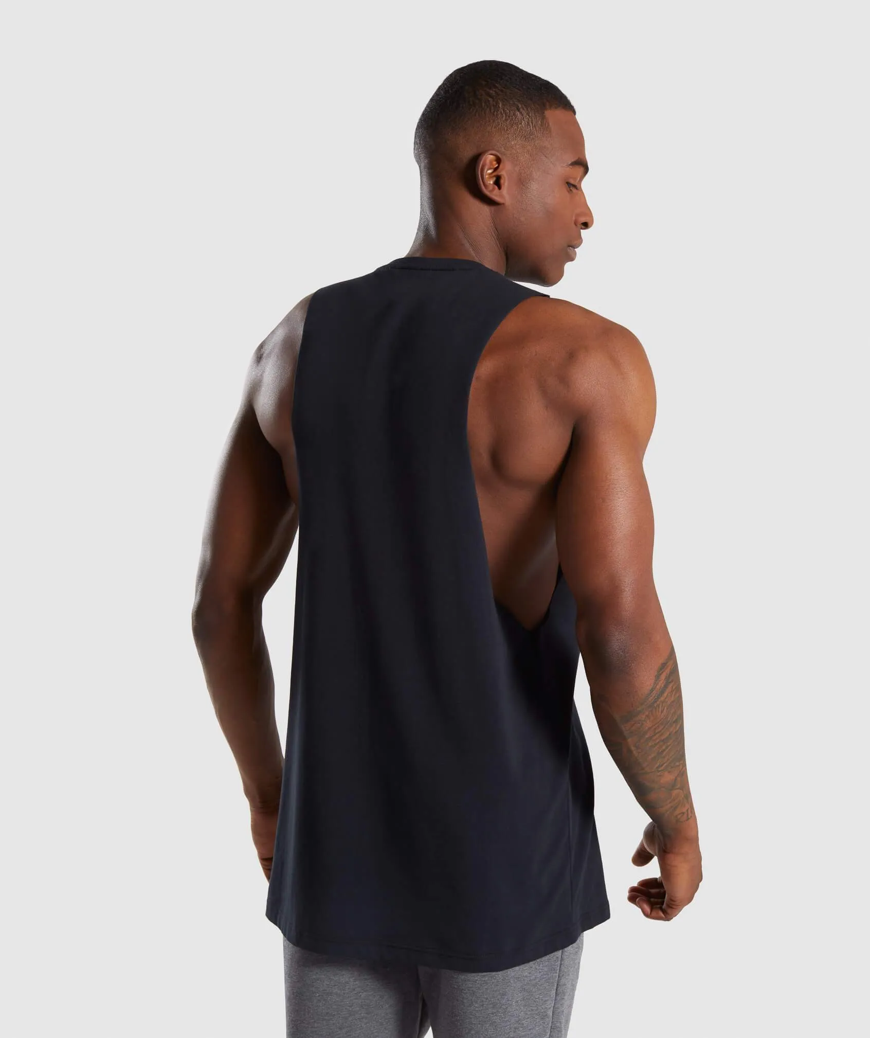 Gymshark Legacy Drop Armhole Tank - Black