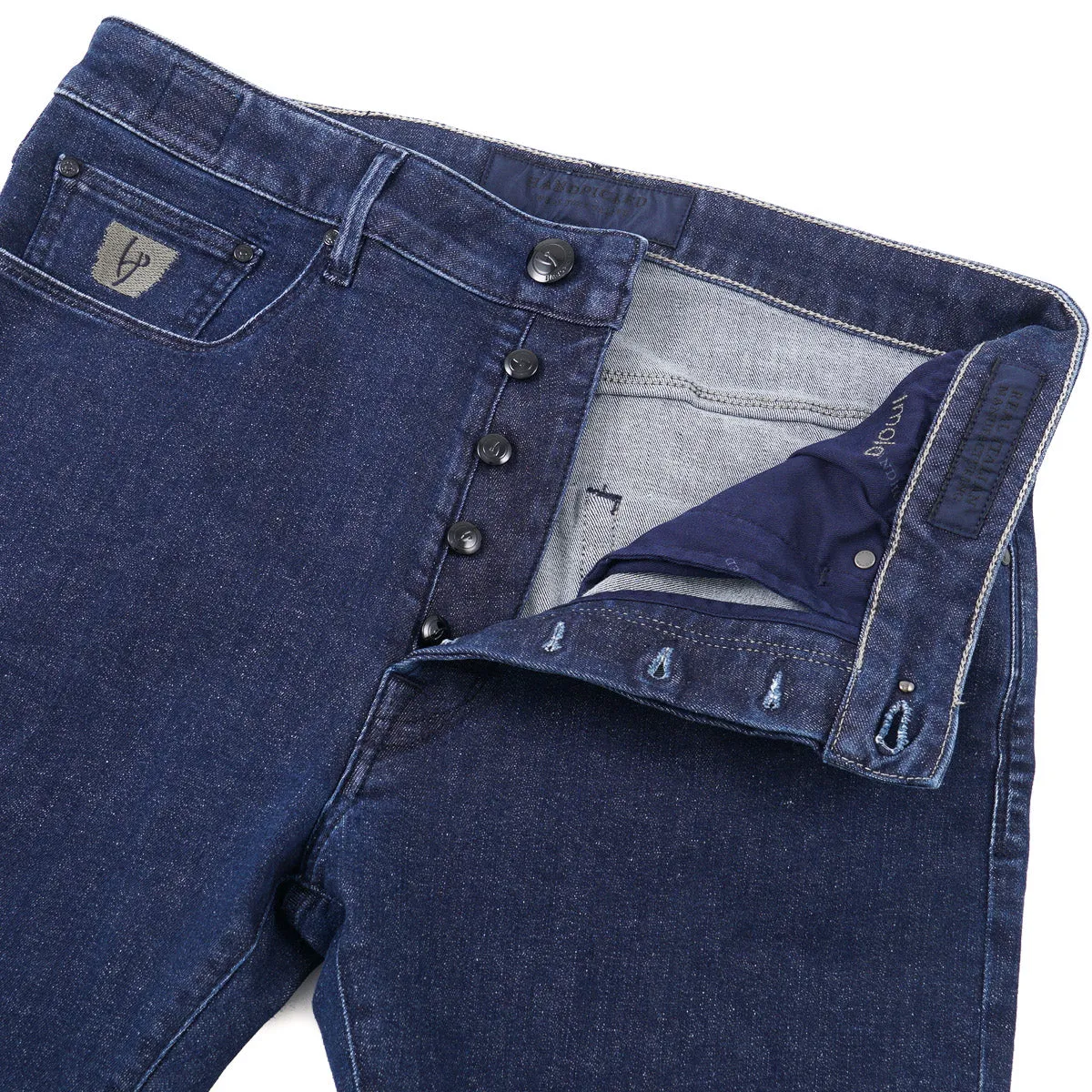 Handpicked 'Imola' Regular-Fit Tapered Denim Jeans