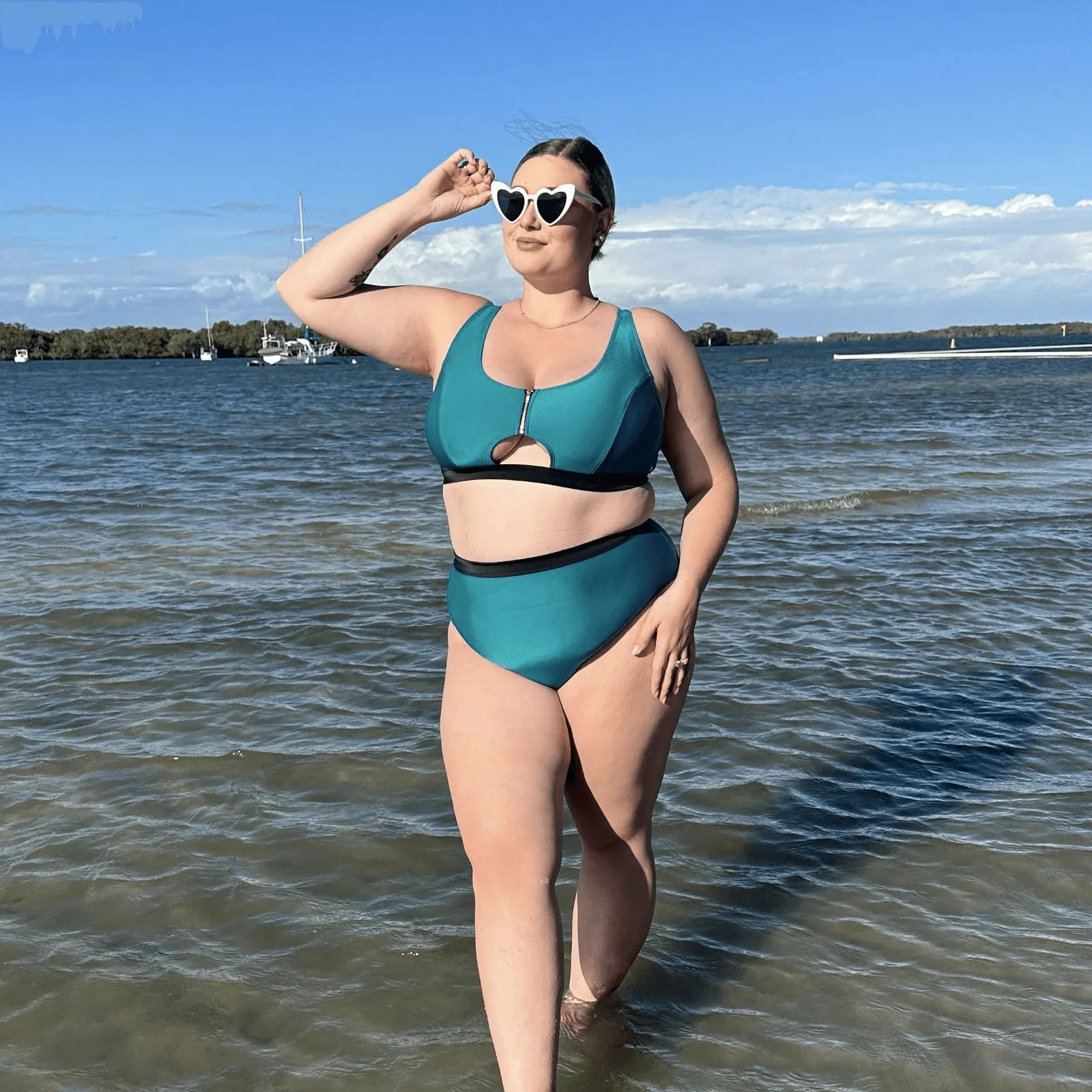 Hasta La Vista Bikini Bottoms - Teal