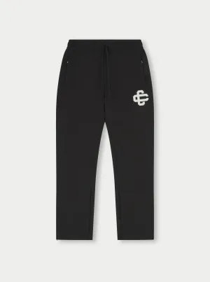 HEAVYWEIGHT APPLIQUE EMBLEM JOGGERS - BLACK