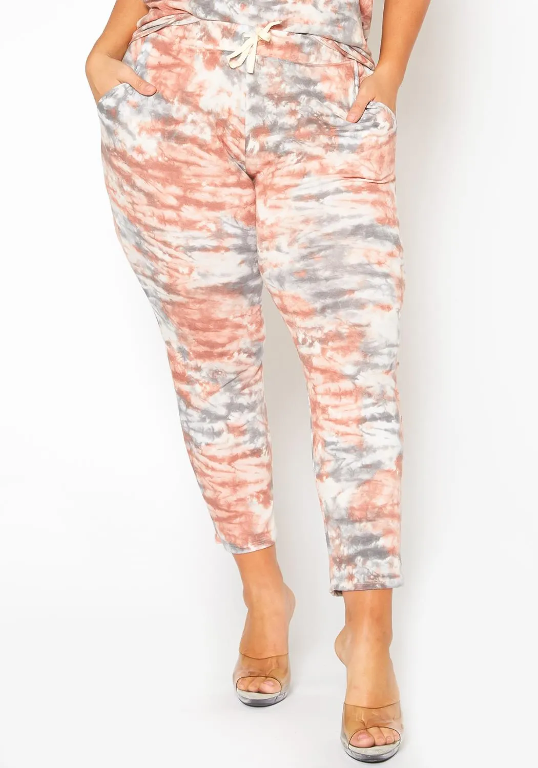 HI Curvy Plus Size Tie Dye Lounge Pants