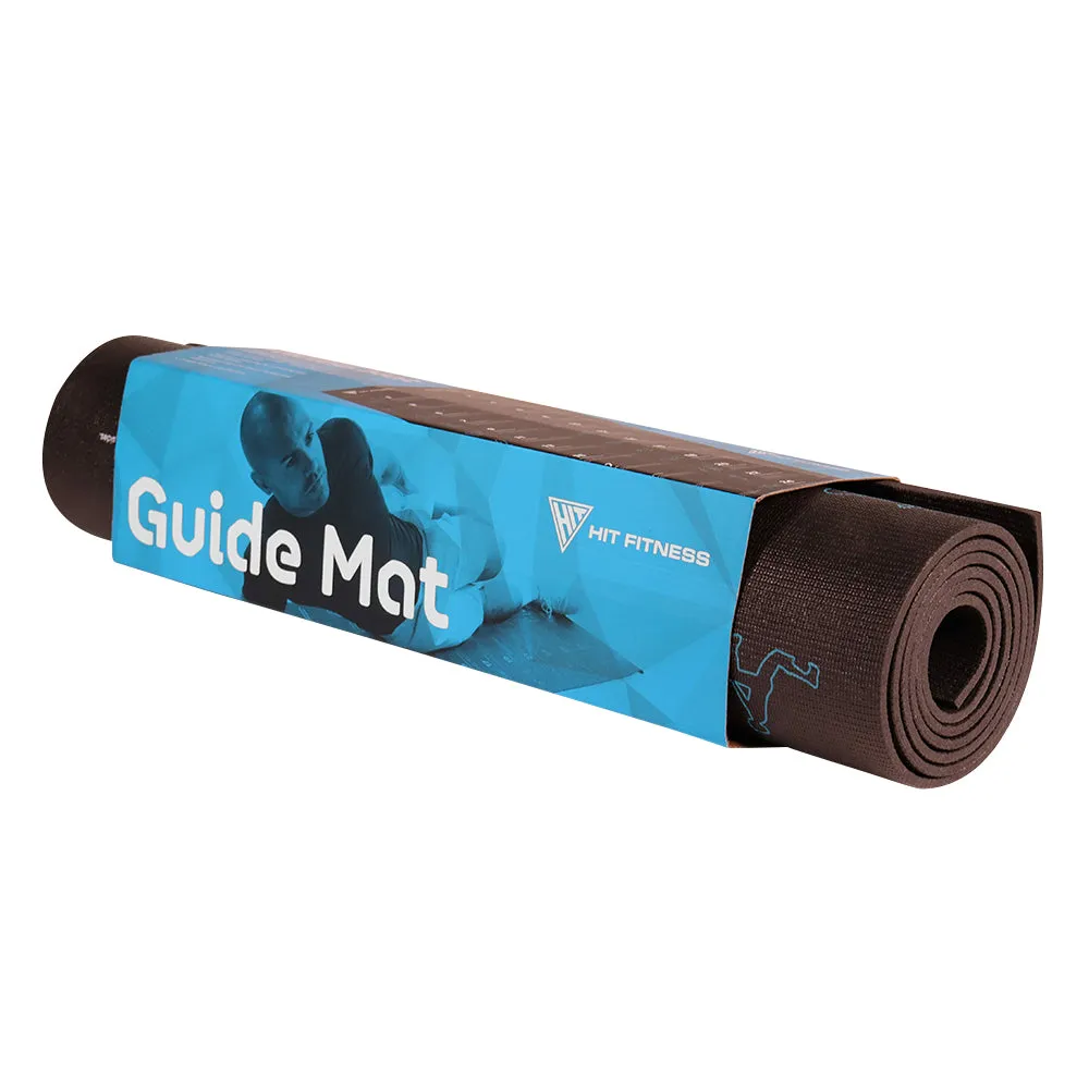 Hit Fitness Exercise Mat with Guides | 5mm