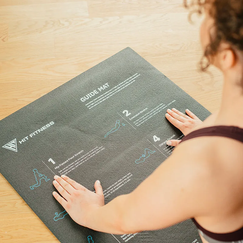 Hit Fitness Exercise Mat with Guides | 5mm