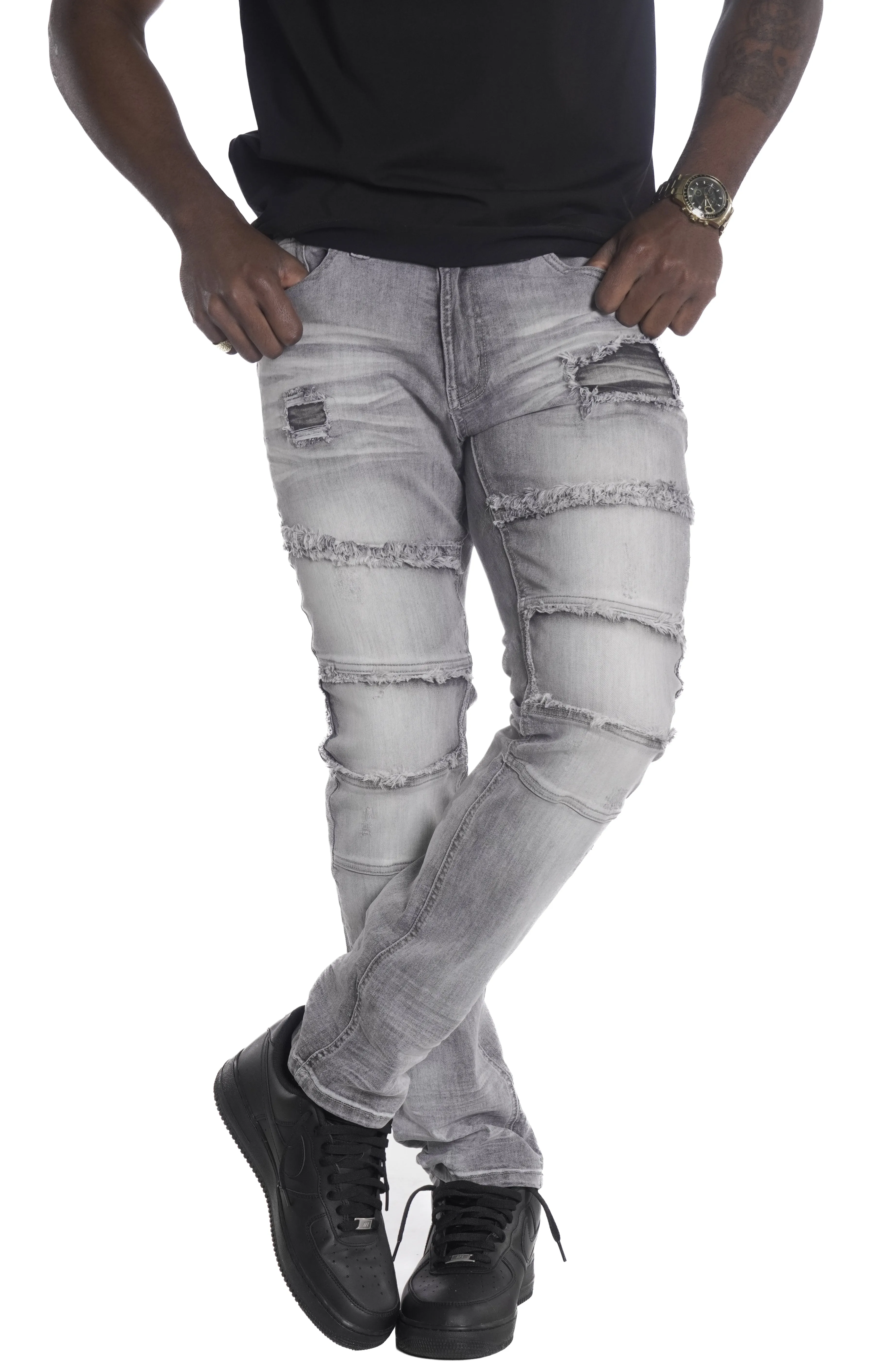 M1967 Makobi David Denim Jeans - Gray Wash