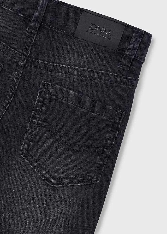 Mayoral 504 040 - Black Slim Fit Denim Jeans