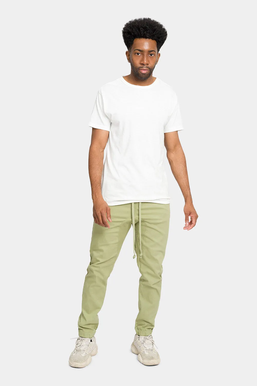 Men's Jogger Twill Pants (Pistachio)