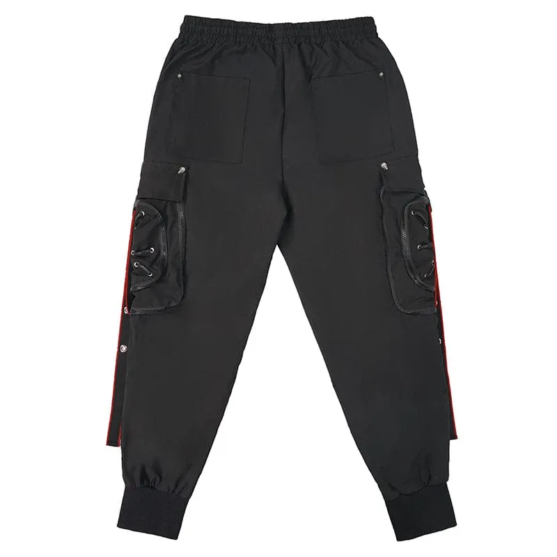 Men's Punk Cargo Pants Joggers