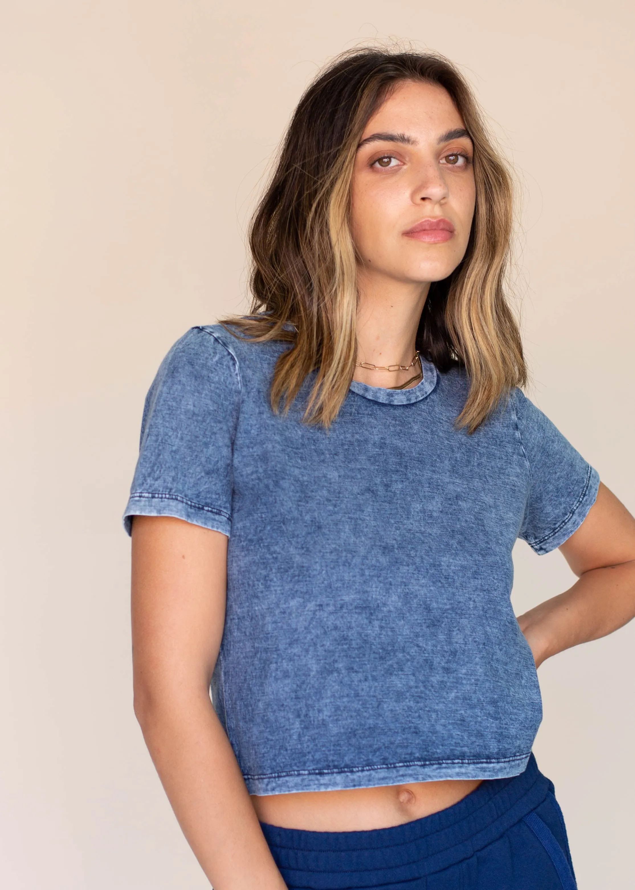 Monet Indigo Tee