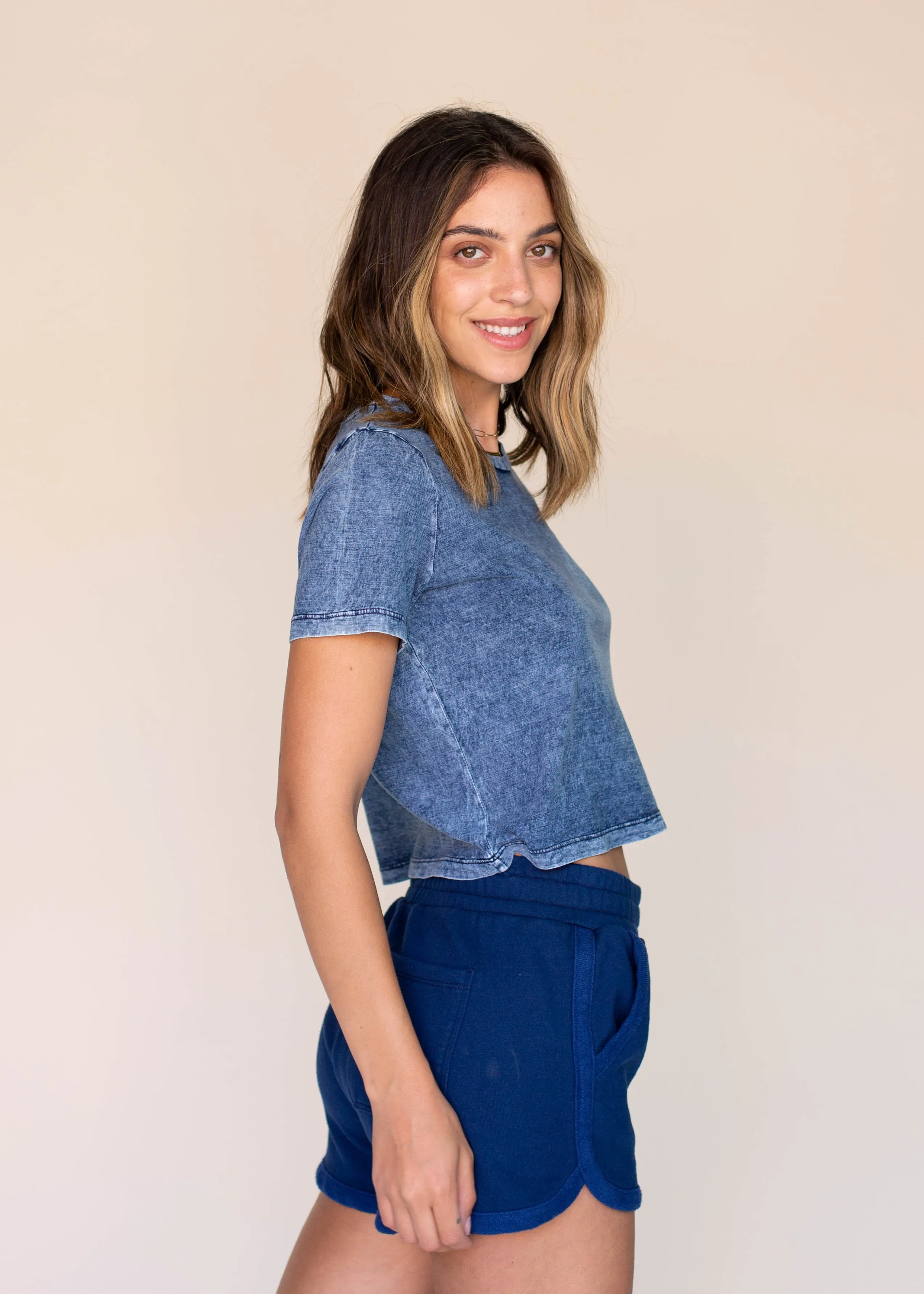 Monet Indigo Tee