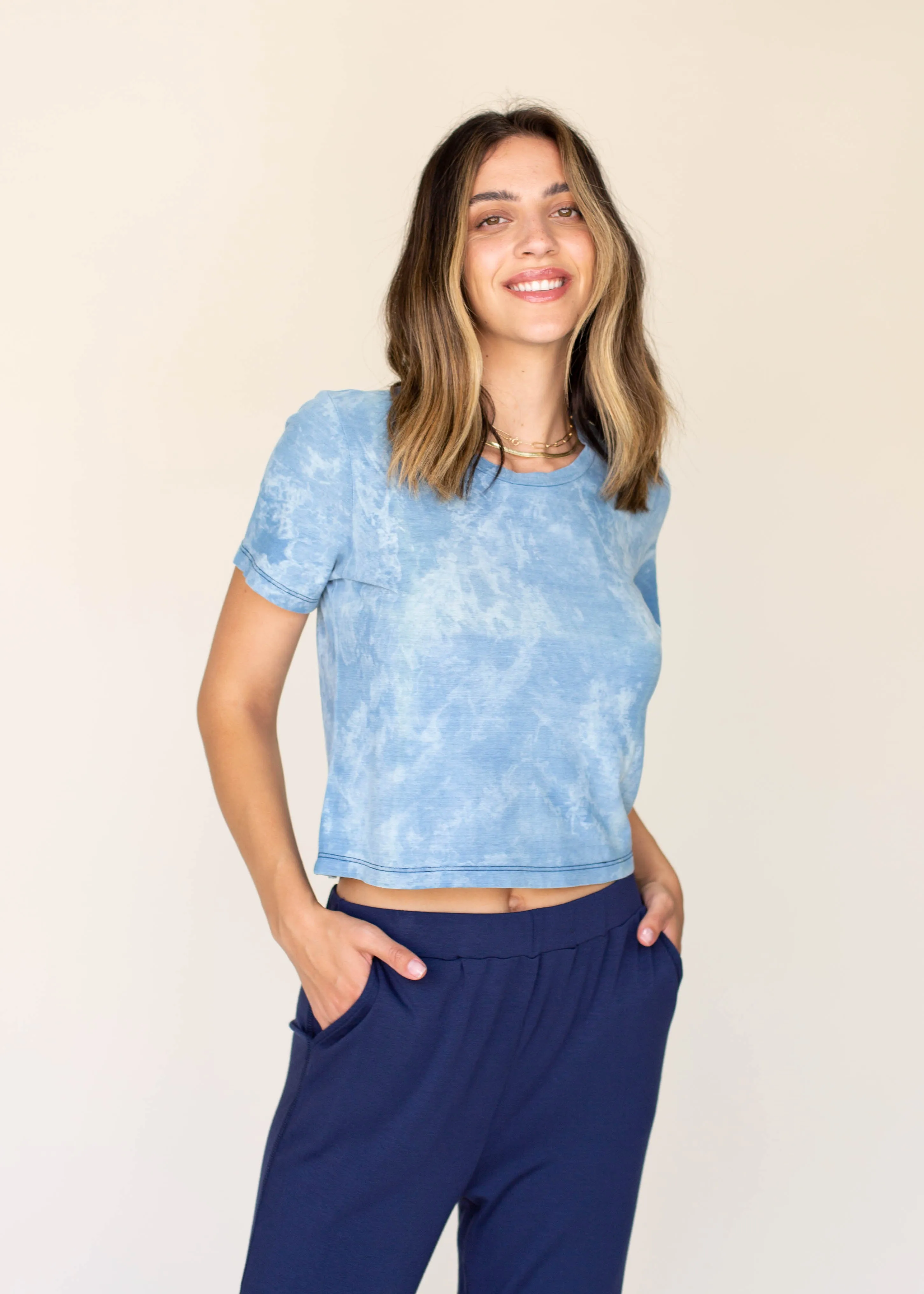 Monet Indigo Tee