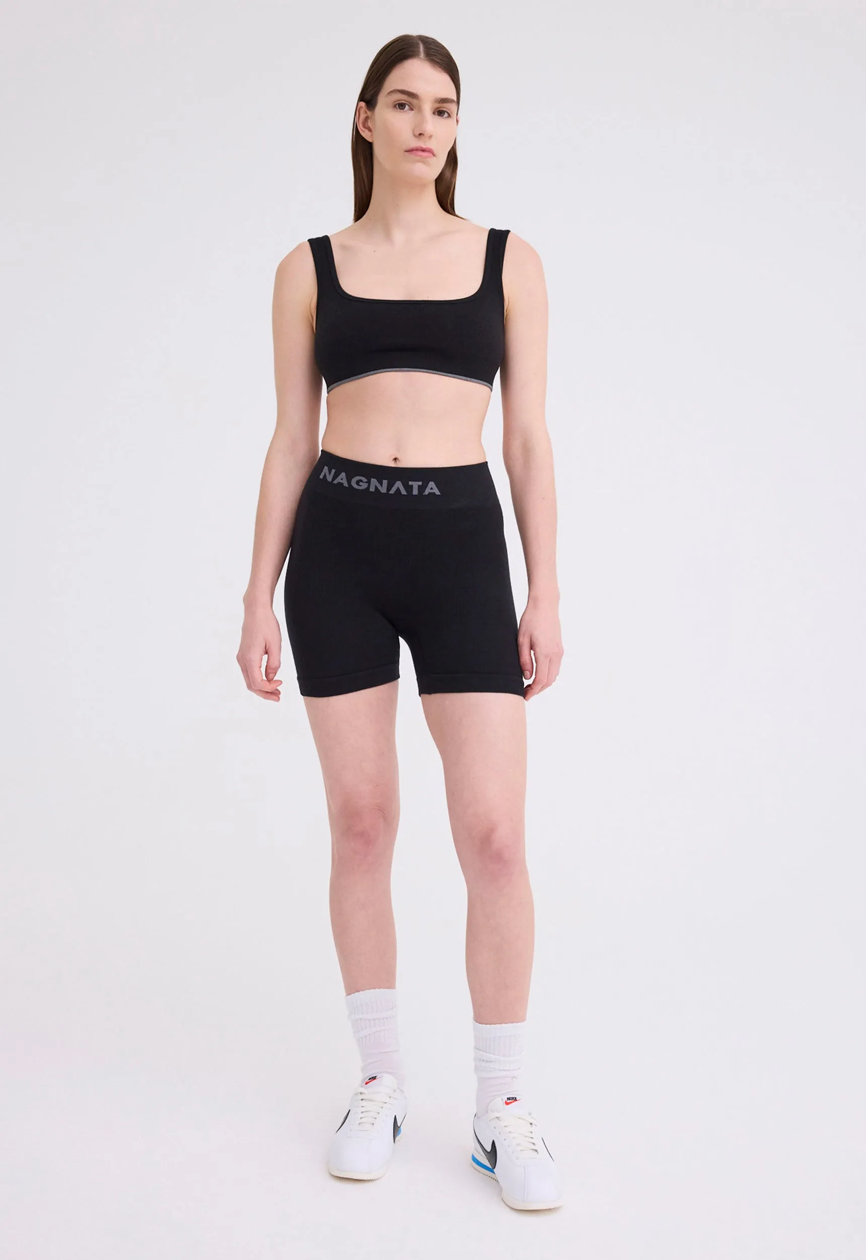 NAGNATA Ballet Wool Mini Short - Black