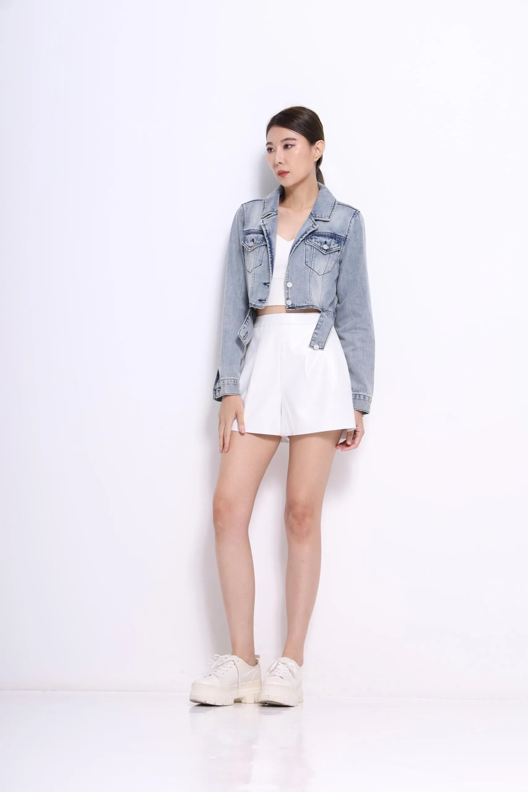 Olivia Faux Leather Shorts