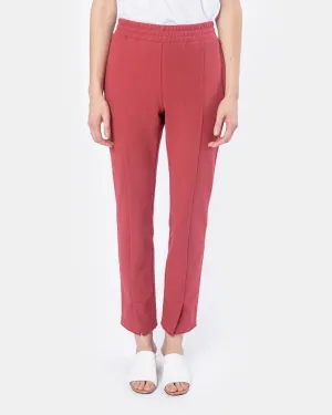 Panelled Lounge Pants in Red