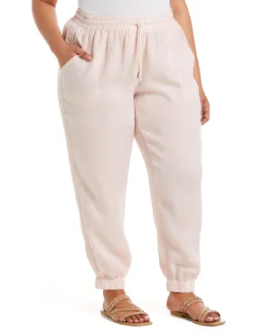 Plus Size Modern Fit Linen Jogger