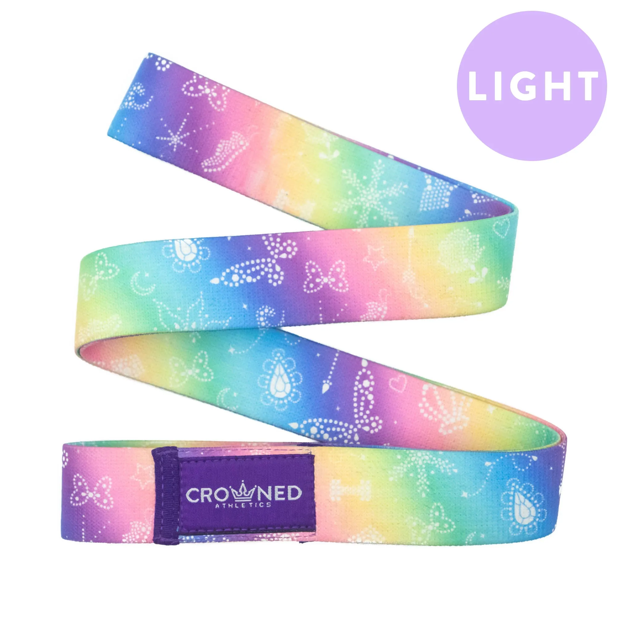 Rainbow Princess Long Workout Band - Light