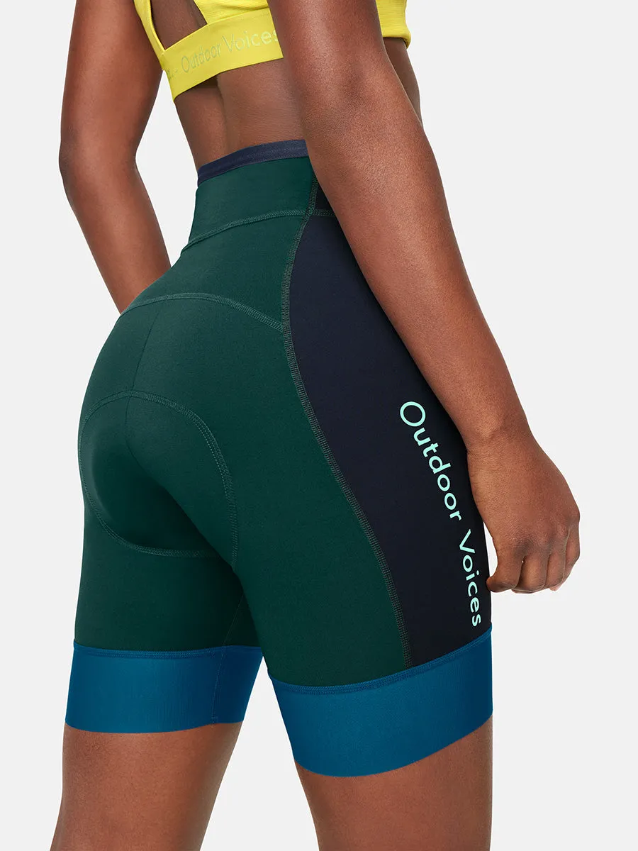 Rapha   Outdoor Voices High-Waisted Padded Shorts