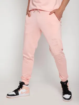 Salmon Athleisure Embossed Jogger