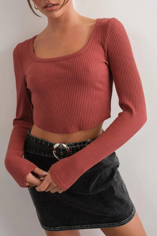 shiloh top - maroon