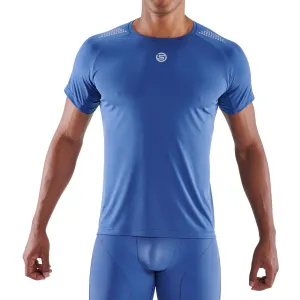 SKINS SERIES-3 MEN'S SHORT SLEEVE ACTIVE TOP BLUE