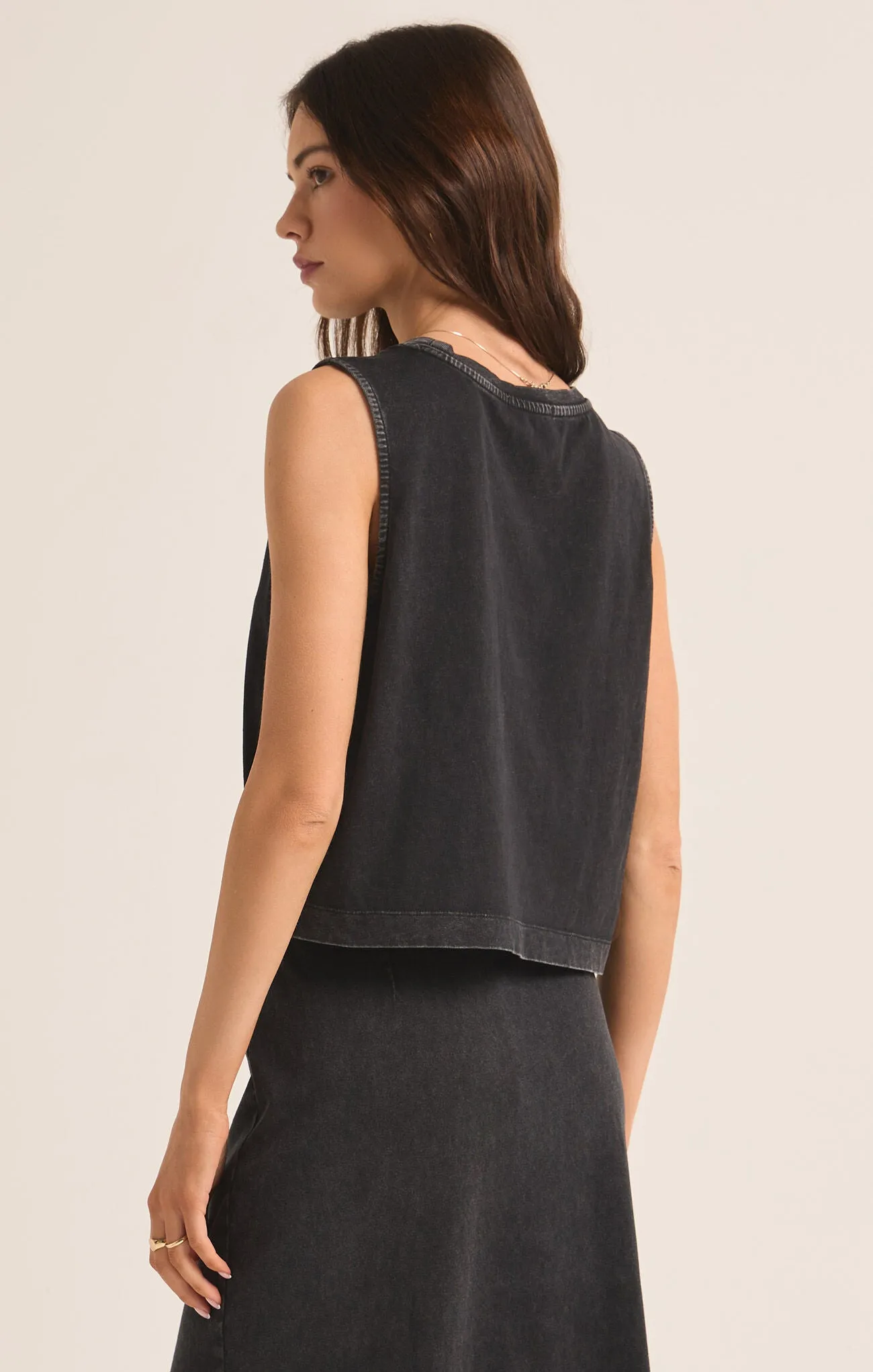 Sloane Jersey Muscle Tank