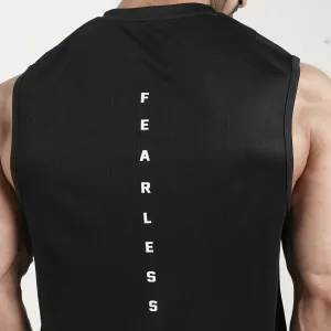 Tf-Black Fearless Sleeveless Top