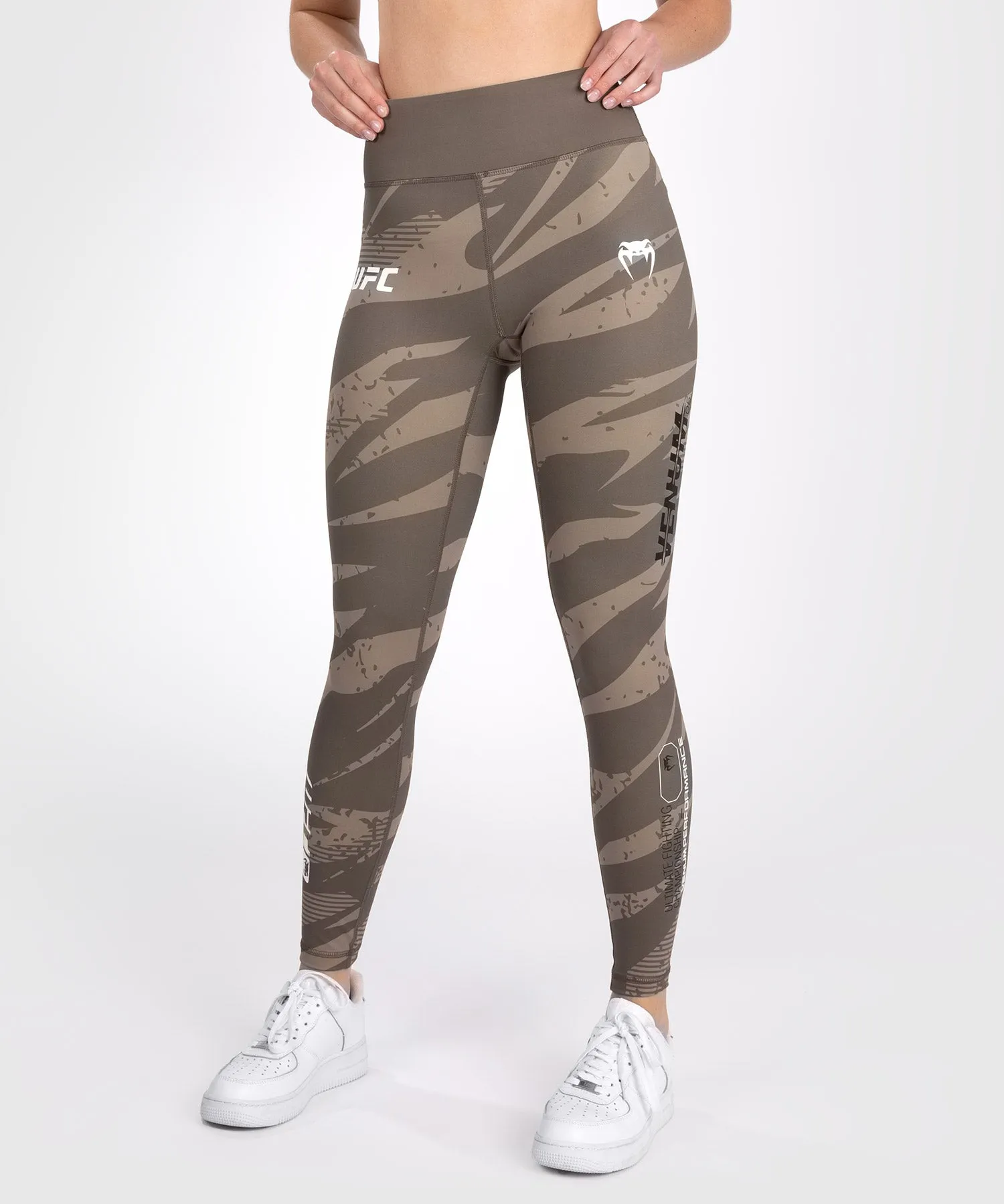 UFC Adrenaline by Venum Fight Week Women’s Performance Tight - Desert Camo