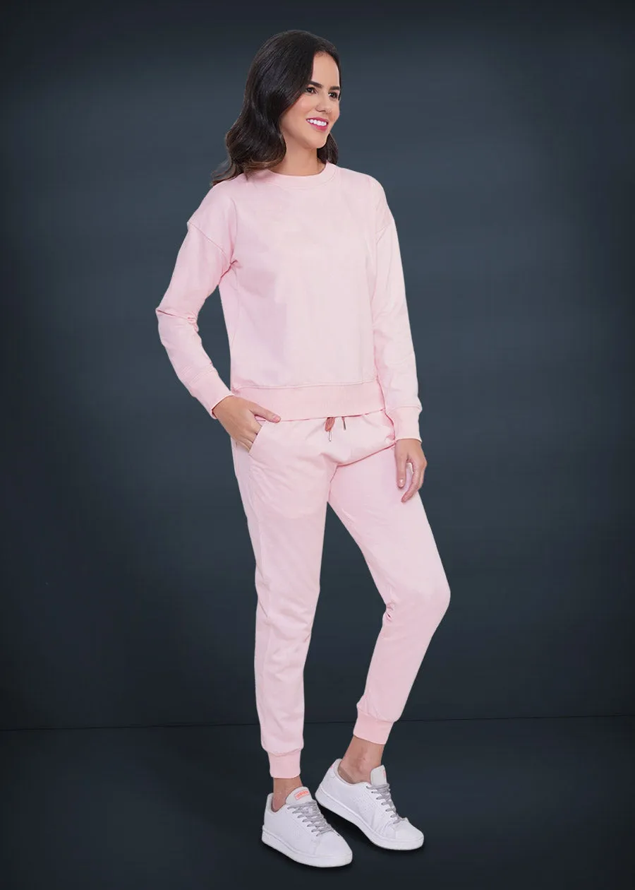 Women Solid Coord Set | MILLENIAL PINK | Shop Now | Pronk